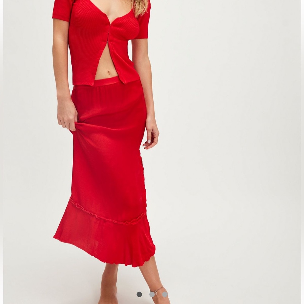 Free People Love Story Half Slip Skirt